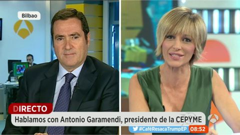 El presidente de CEPYME, Antonio Garamendi