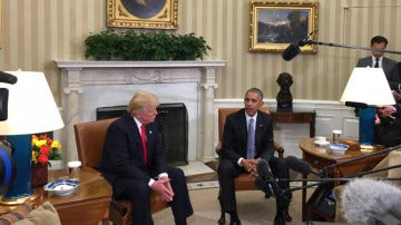 Donald Trump y Barack Obama