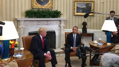 Donald Trump y Barack Obama Donald Trump y Barack Obama