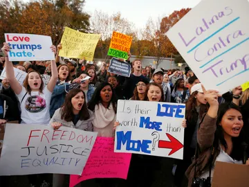 Manifestaciones contra Trump en Washington Manifestaciones contra Trump en Washington