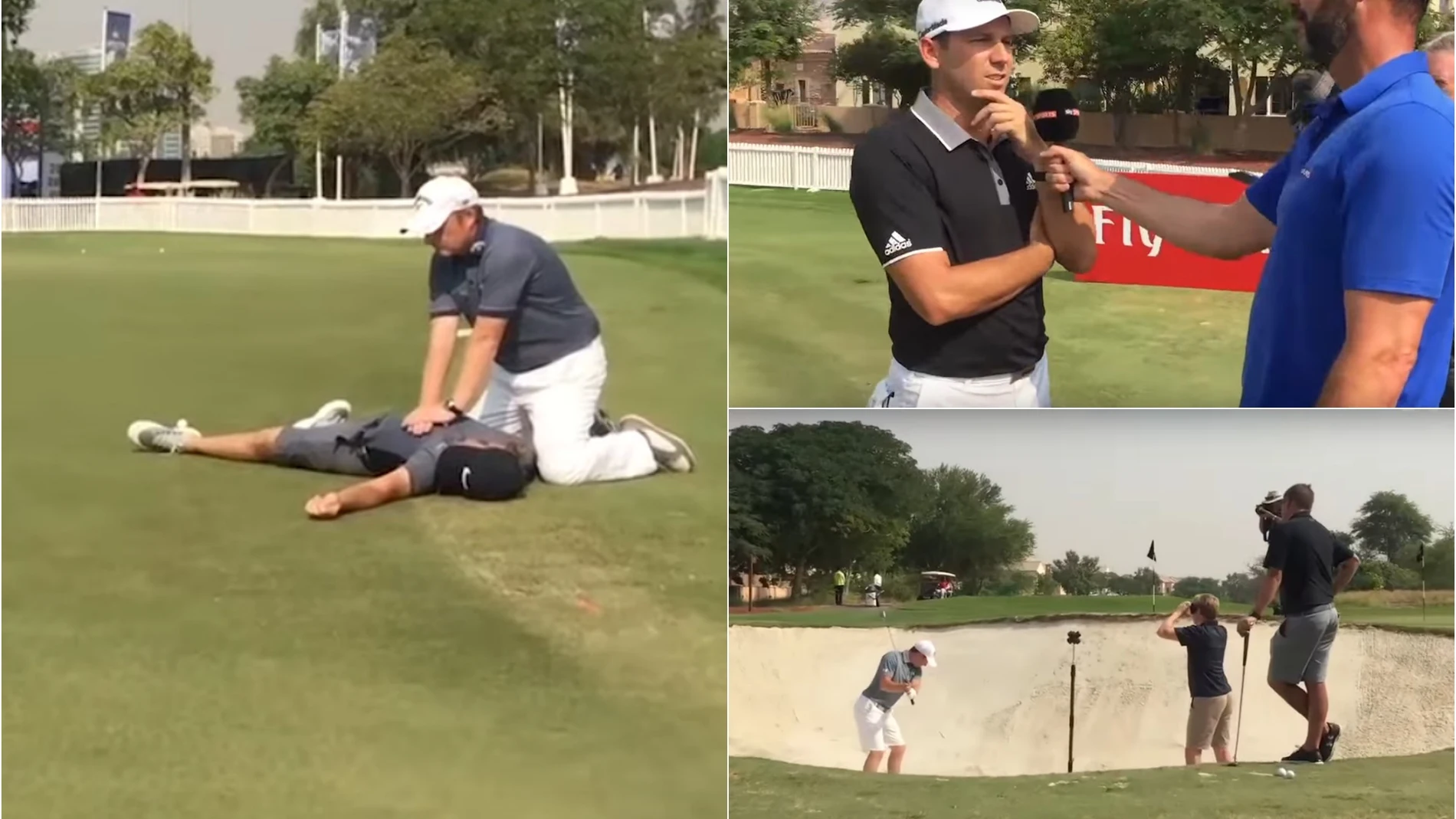 El 'Mannequin Challenge' del European Tour El 'Mannequin Challenge' del European Tour