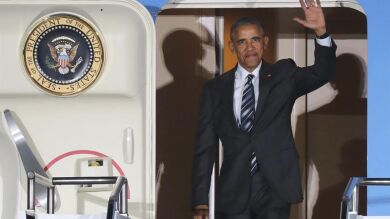 Merkel y Obama cenan en privado antes de iniciar la agenda oficial de visita en Berlín