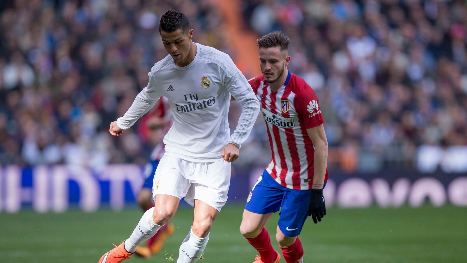 Cristiano Ronaldo y Sa&uacute;l &Ntilde;&iacute;guez