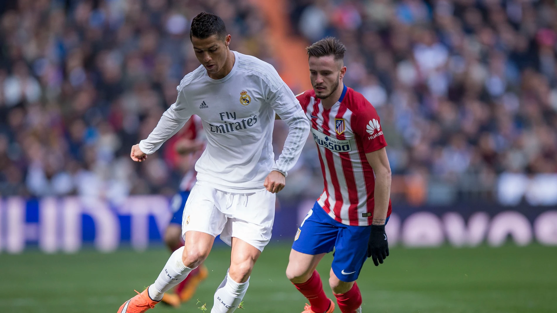 Cristiano Ronaldo y Saúl Ñíguez Cristiano Ronaldo y Saúl Ñíguez