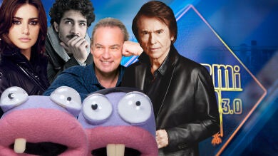 Los cantantes Bertín Osborne y Raphael, y los actores Chino Darín y Penélope Cruz visitarán 'El Hormiguero 3.0' la próxima semana