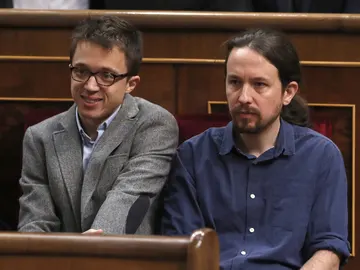 Iñigo Errejón y Pablo Iglesias Iñigo Errejón y Pablo Iglesias