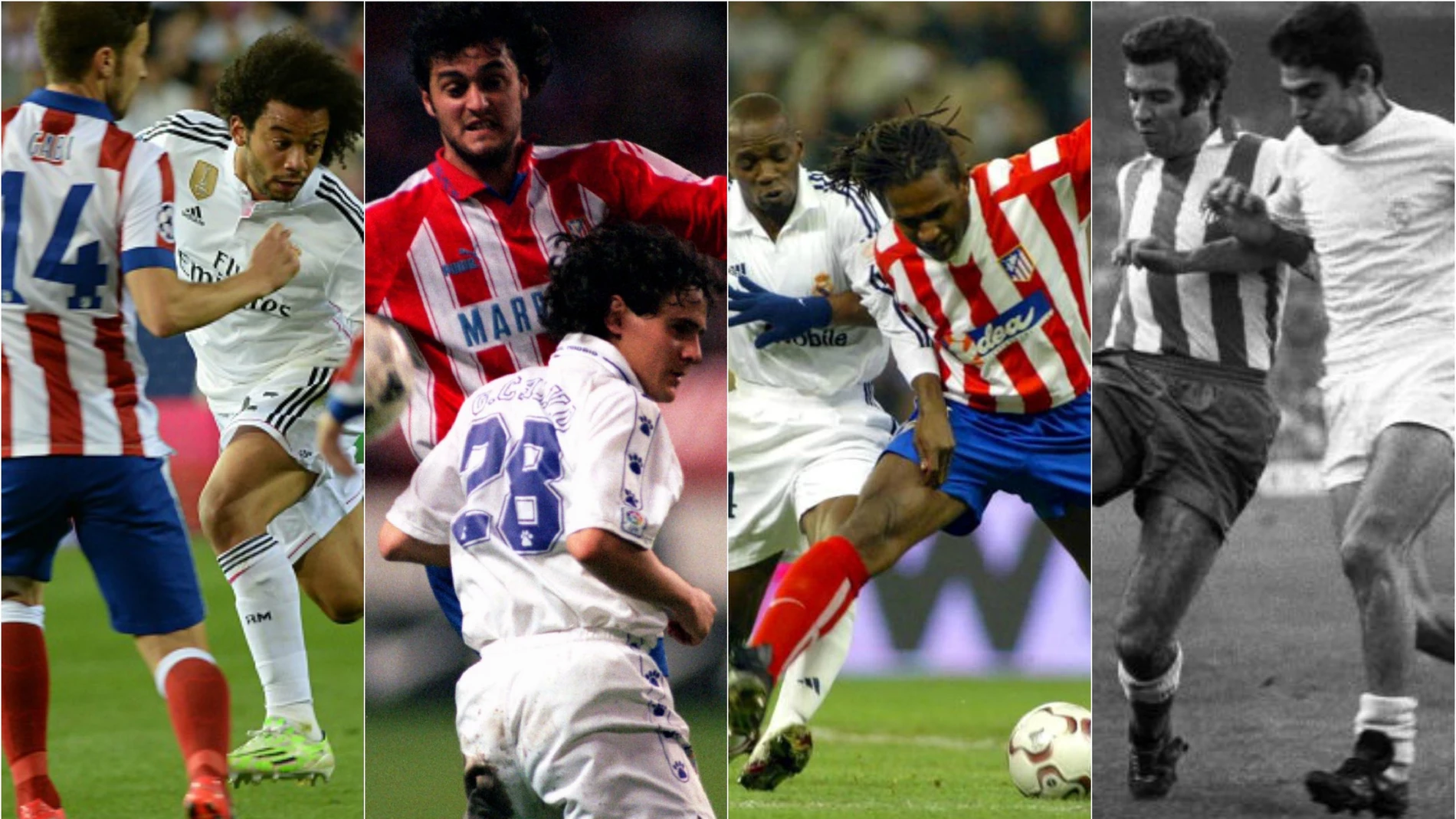 Diferentes imágenes de derbis en el Calderón Diferentes imágenes de derbis en el Calderón