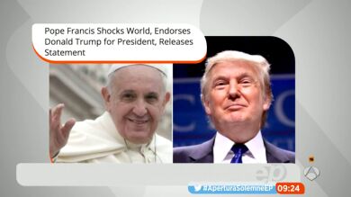 El Papa y Brad Pitt apoyan a Trump, entre los bulos de Facebook que pudieron favorecer al magnate en las elecciones