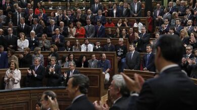 Los desplantes de Unidos Podemos en la ceremonia de apertura de la XII legislatura