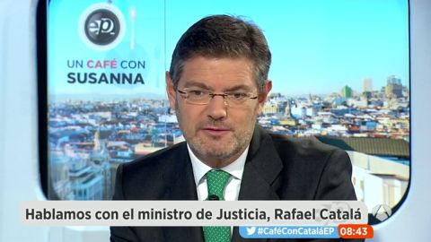 El ministro de Justicia, Rafael Catal&aacute;