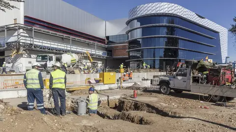 Obras de reconstrucción de la fábrica de Campofrío en Burgos Obras de reconstrucción de la fábrica de Campofrío en Burgos