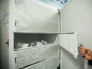 Un centro de congelación Un centro de congelación