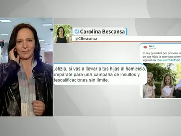 Carolina Bescansa en Espejo Público Carolina Bescansa en Espejo Público