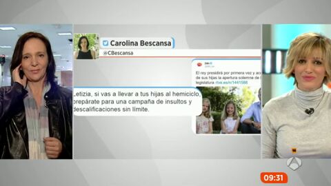Carolina Bescansa en Espejo P&uacute;blico