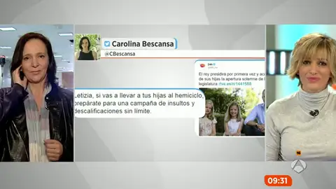 Carolina Bescansa en Espejo Público Carolina Bescansa en Espejo Público