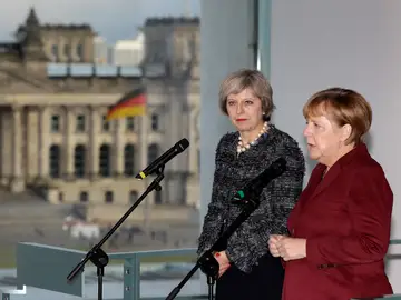 Theresa May y Angela Merkel Theresa May y Angela Merkel