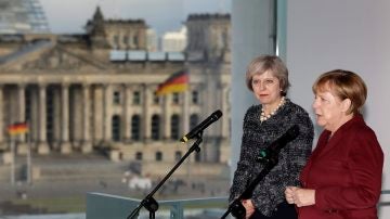 Theresa May y Angela Merkel