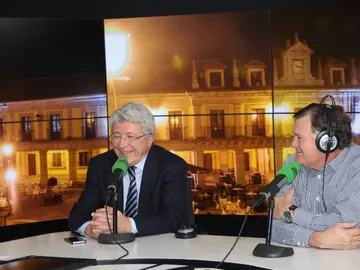 Enrique Cerezo y José Antonio Camacho, en El Transistor de Onda Cero Enrique Cerezo y José Antonio Camacho, en El Transistor de Onda Cero
