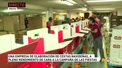 Las empresas dedicadas a la confección de cestas de Navidad se juegan la facturación de todo el año en los próximos días