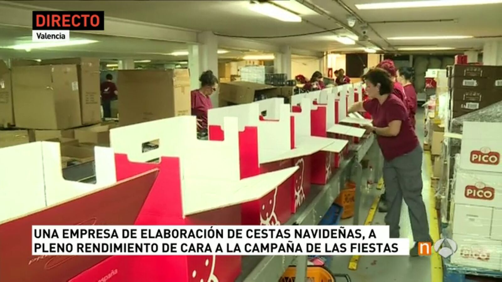 Las empresas dedicadas a la confección de cestas de Navidad se juegan la facturación de todo el año en los próximos días