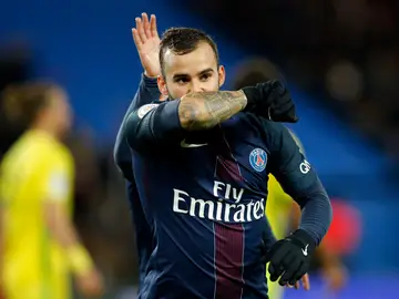 Jesé Rodríguez celebrando un gol con el PSG Jesé Rodríguez celebrando un gol con el PSG