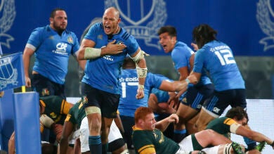 Italia hace historia y logra su primer triunfo ante Sudáfrica