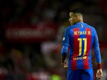 Neymar, con el Barcelona Neymar, con el Barcelona