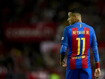 Neymar, con el Barcelona Neymar, con el Barcelona