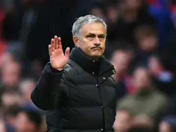 Mourinho, en Old Trafford Mourinho, en Old Trafford