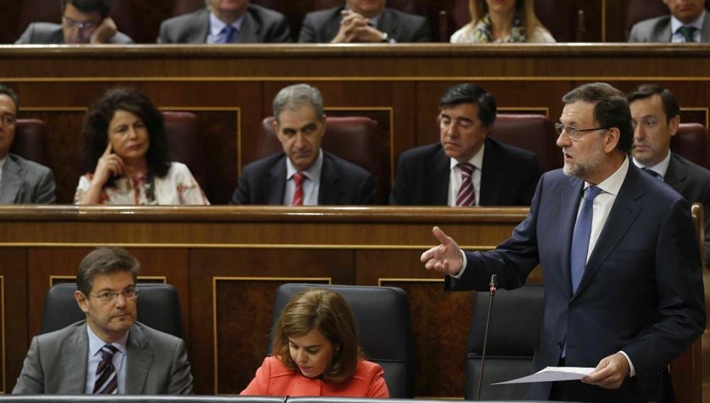 Mariano Rajoy en el Congreso
