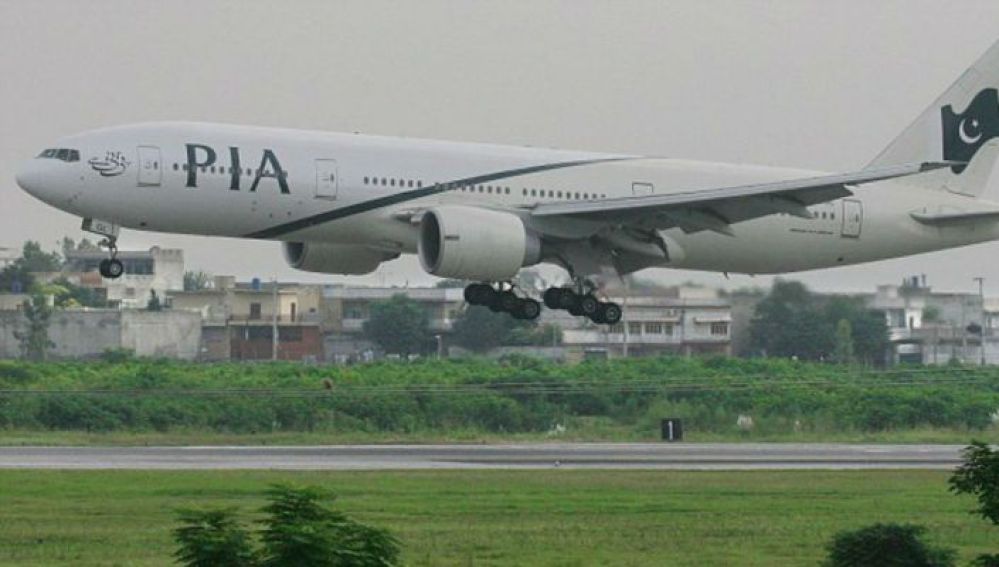 Un avión de Pakistan International Airlines