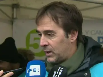 Lopetegui, en un acto Lopetegui, en un acto