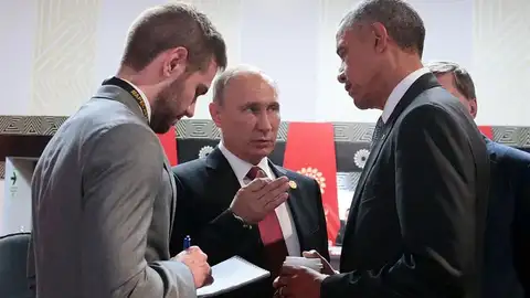 Barack Obama se reúne con Vladimir Putin Barack Obama se reúne con Vladimir Putin