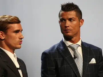 Cristiano y Griezmann juntos en una gala Cristiano y Griezmann juntos en una gala