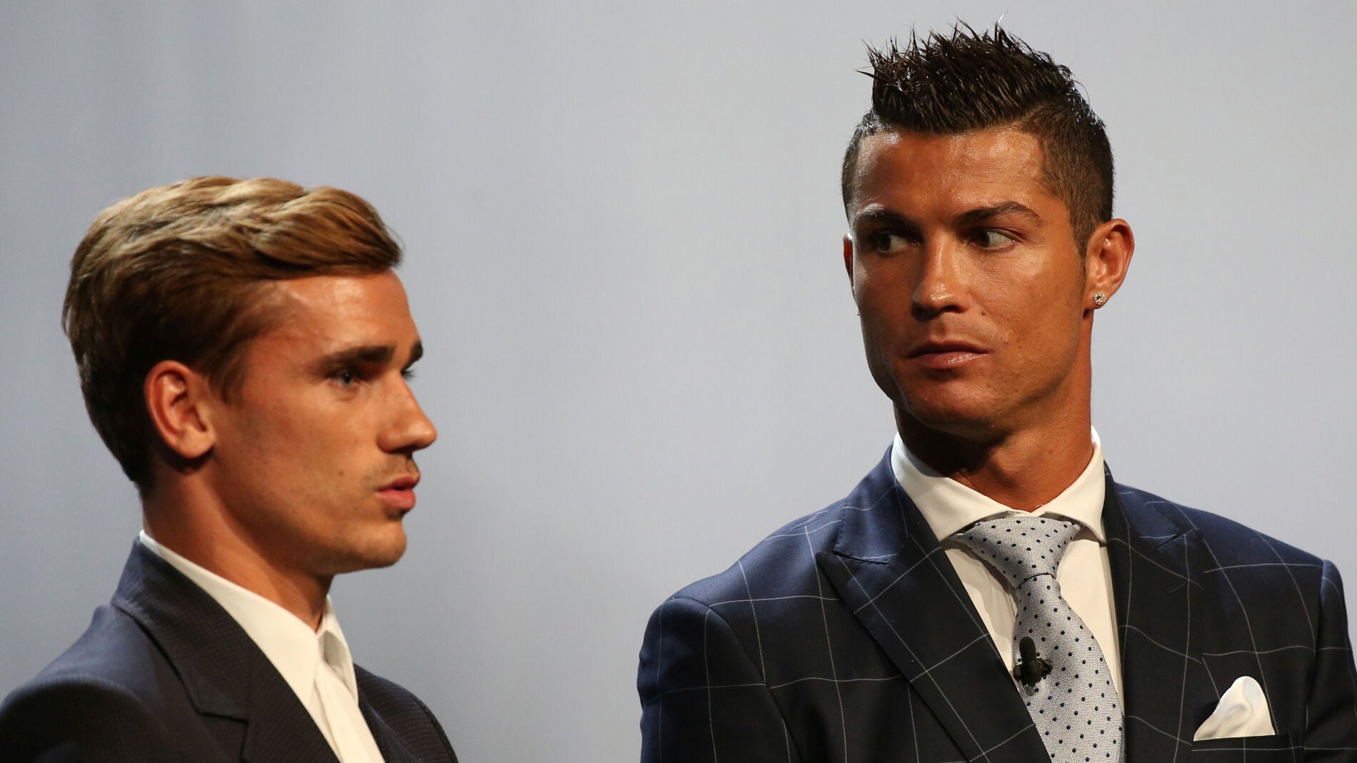Cristiano y Griezmann juntos en una gala