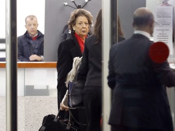 Rita Barberá a su llegada al Tribunal Supremo