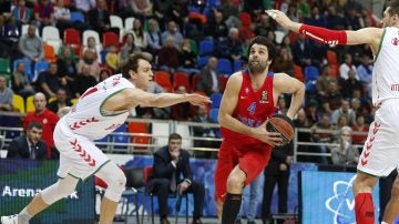 Teodosic entrando a la 'cocina'