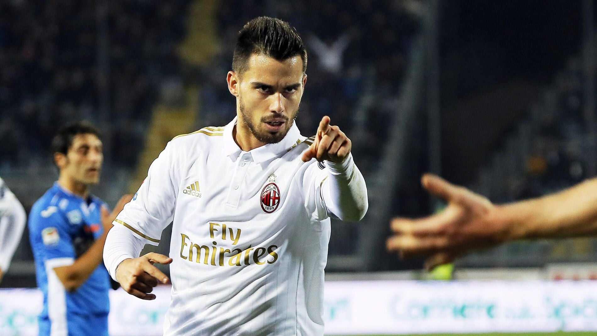 Suso celebrando su gol al &Eacute;mpoli