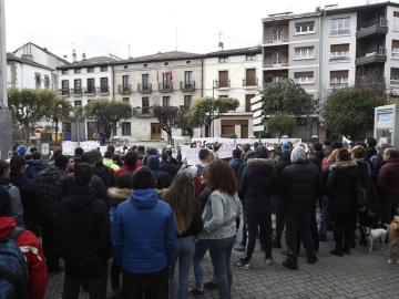 Manifestación en apoyo de los detenidos en Alsasua