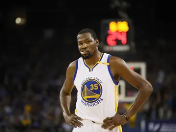 Kevin Durant, durante un partido con los Warriors Kevin Durant, durante un partido con los Warriors