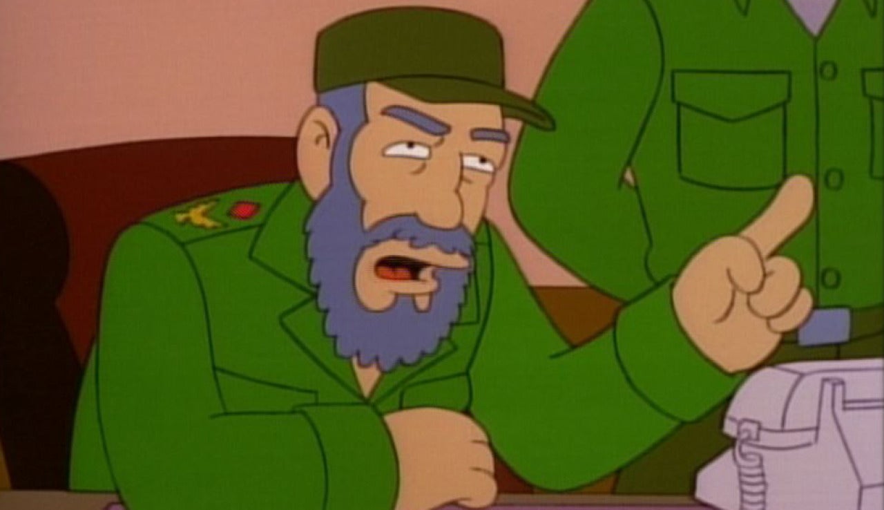 'Los Simpson' predijeron lo que dir&iacute;a Fidel Castro sobre el modelo cubano 12 a&ntilde;os antes