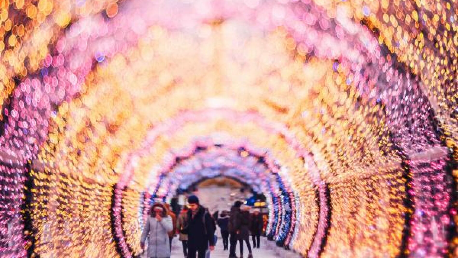 T&uacute;nel de luces en Norwich