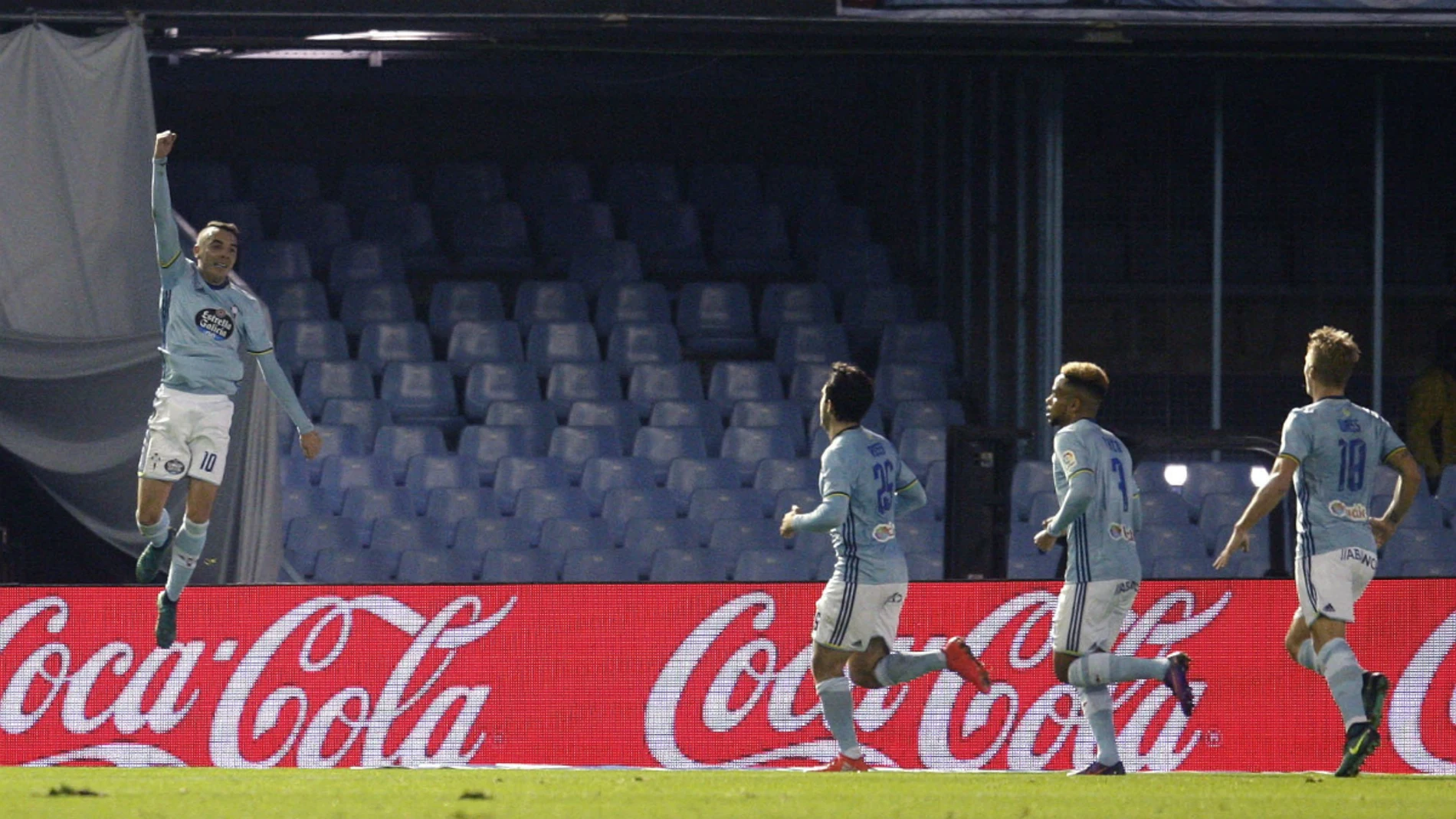 Iago Aspas celebra un gol con el Celta Iago Aspas celebra un gol con el Celta
