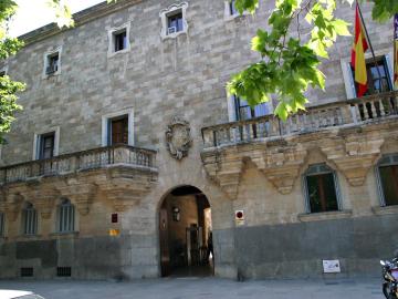 Fachada de la Audiencia provincial de Baleares