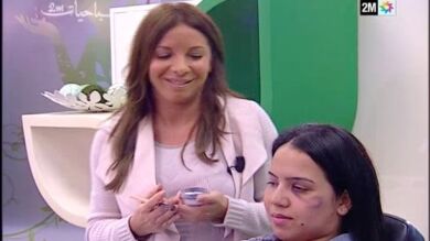 La televisión pública marroquí emite un tutorial de maquillaje para víctimas de violencia machista