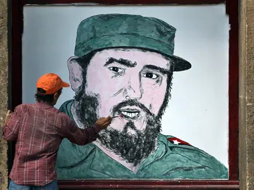 Dibujo de Fidel Castro Dibujo de Fidel Castro