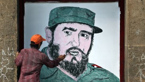 Dibujo de Fidel Castro