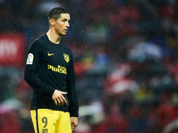 Fernando Torres, en un partido del Atlético de Madrid