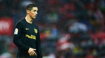 Fernando Torres, en un partido del Atlético de Madrid