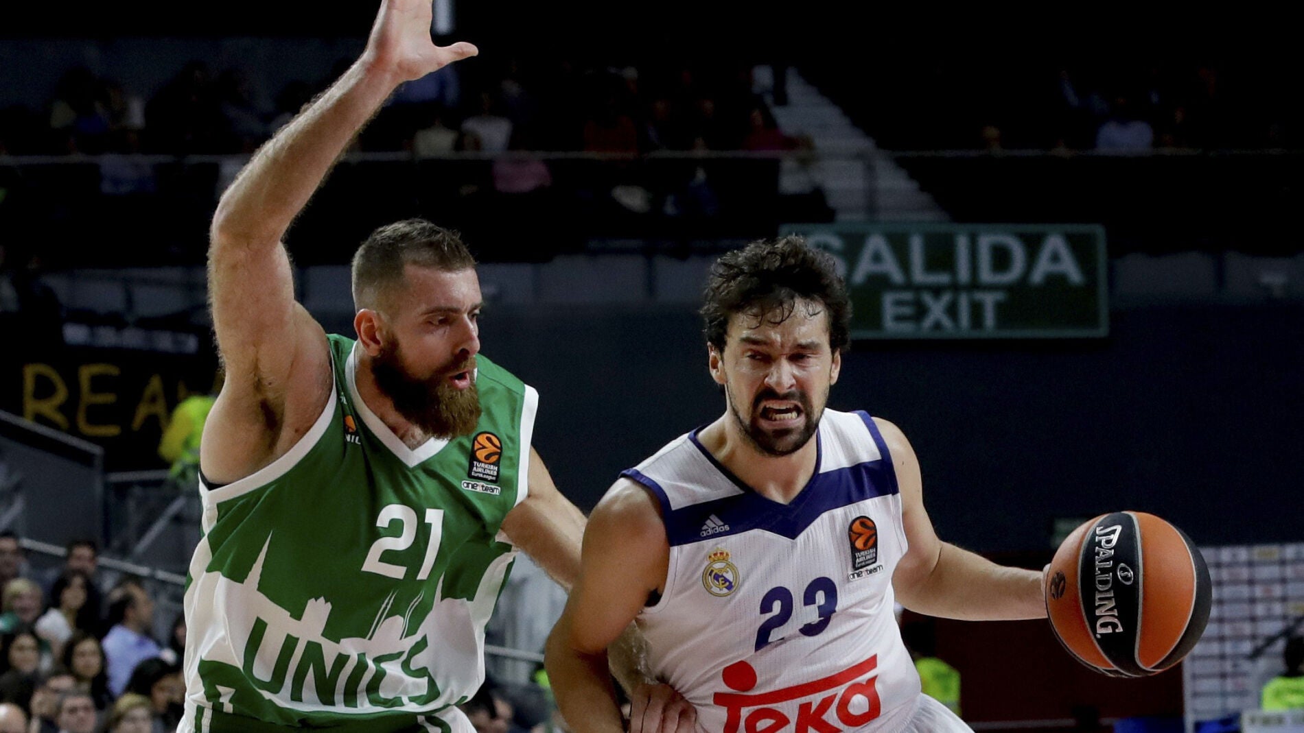 Sergio Llull, en un partido de la Euroliga